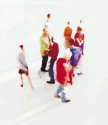 Persone che camminano